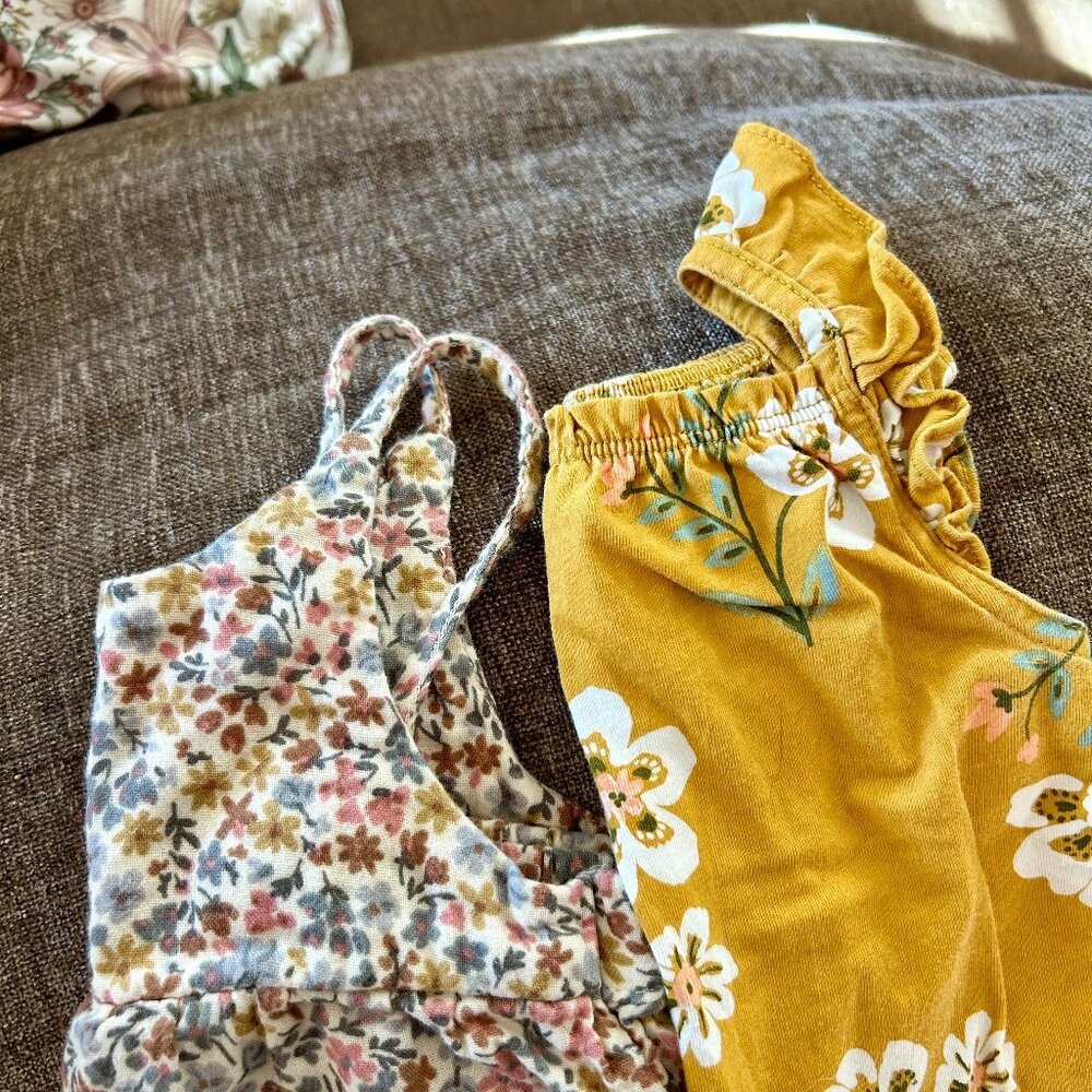 Two Rompers Toddler 12-18m